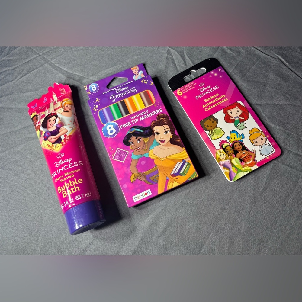 3 pc New Disney Princess Fun Bundle NWT